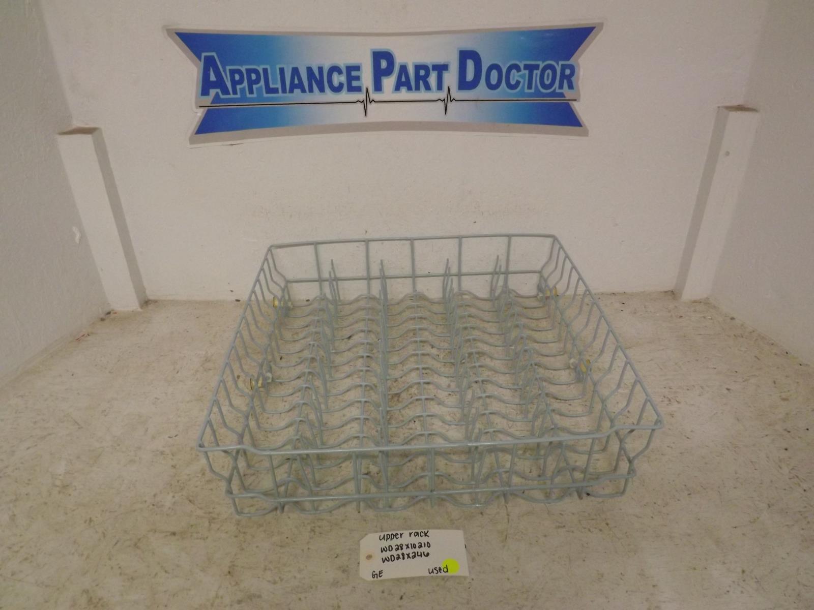 GE Dishwasher WD28X10210 WD28X246 Upper Rack Used GE Dishwasher WD28X10210 WD28X246 Upper Rack Used